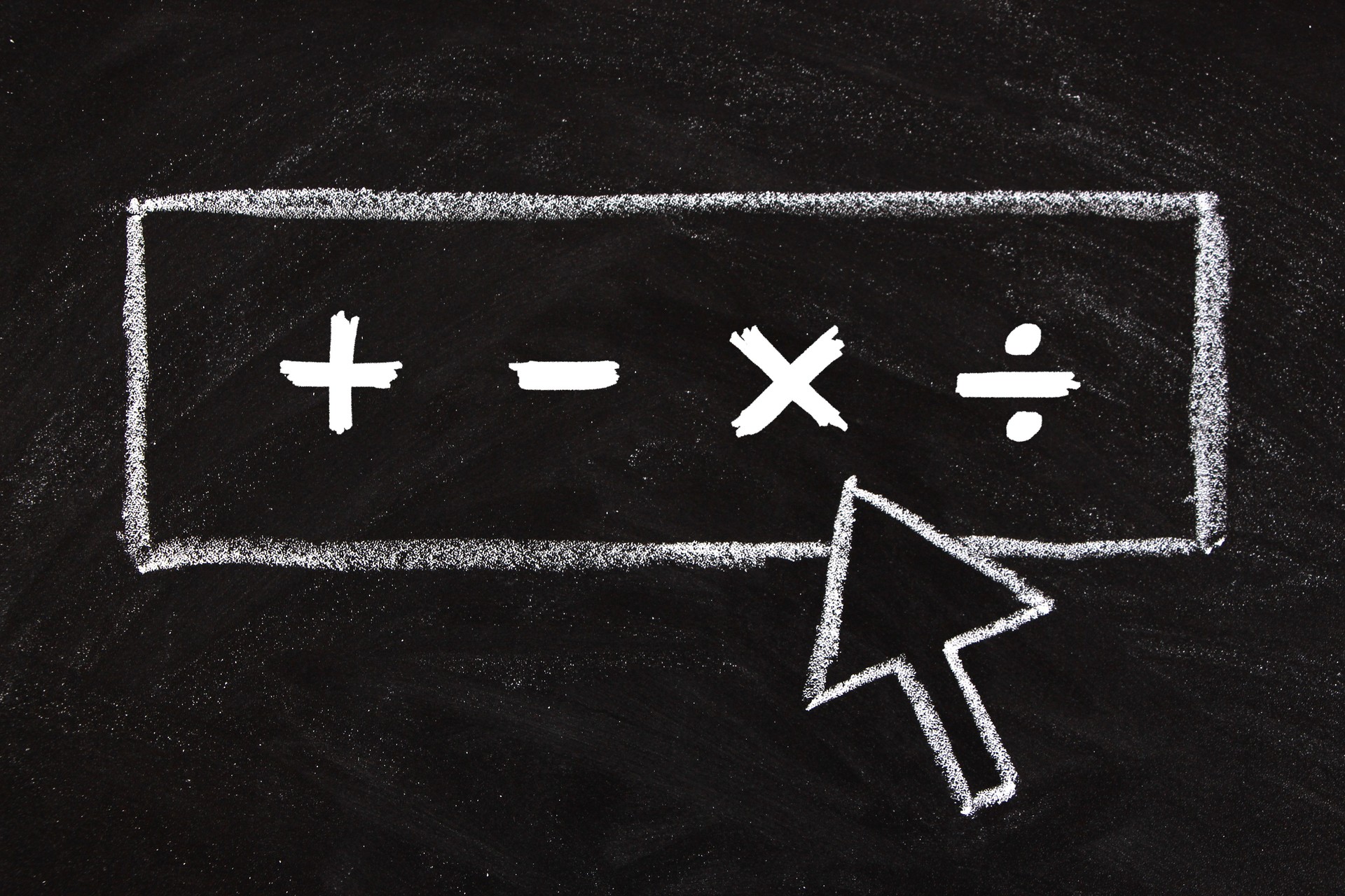 Math Concept With Mathematical Math Symbols