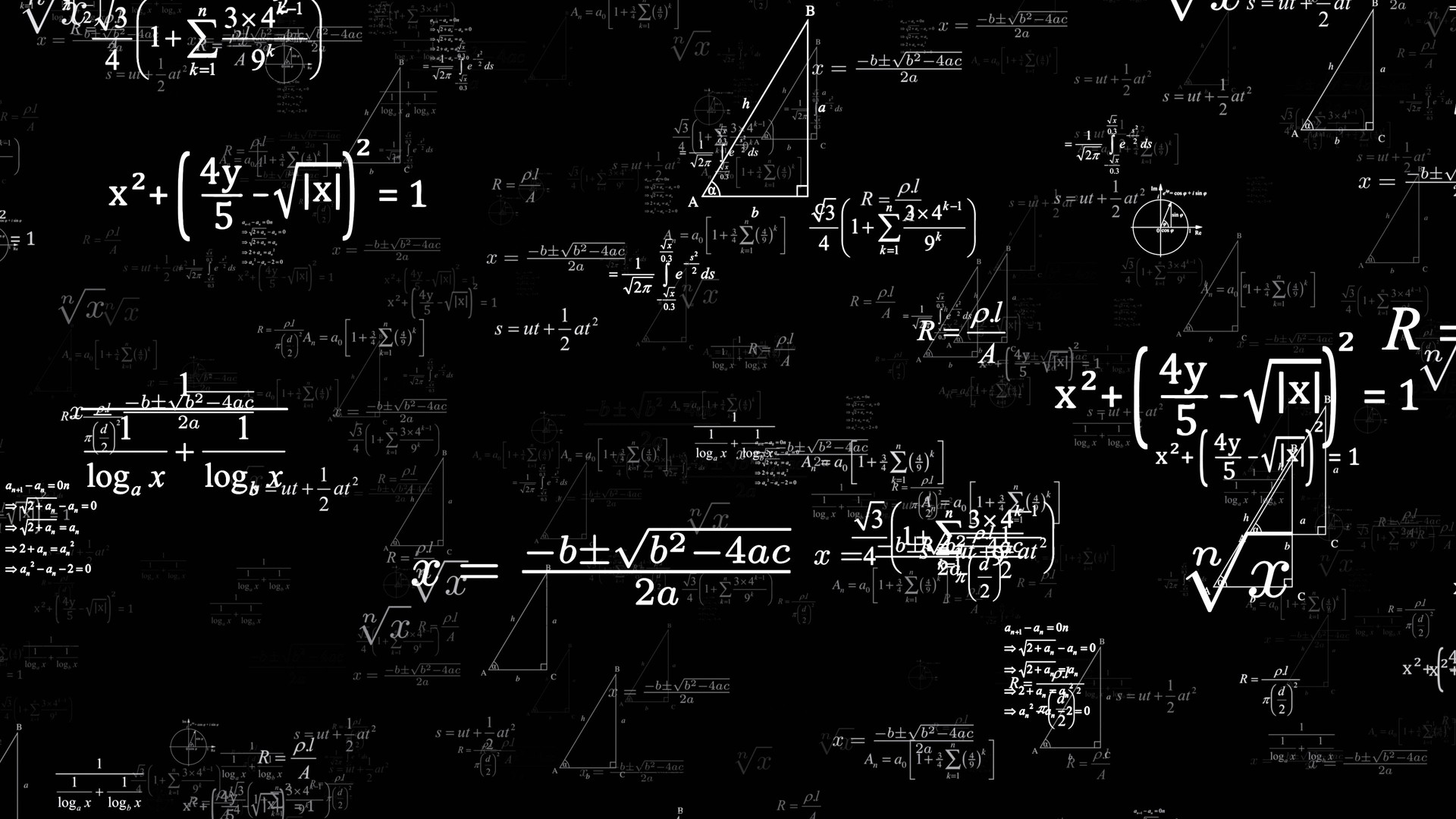 Mathematical formulas. Maths.